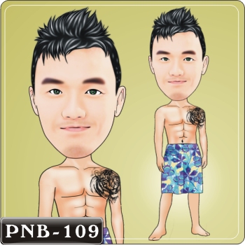 男生人像Q版漫畫PNB-109